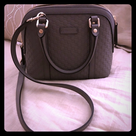 Gucci Handbags - Gucci Guccissima Leather Dome Tote Bag, Grey